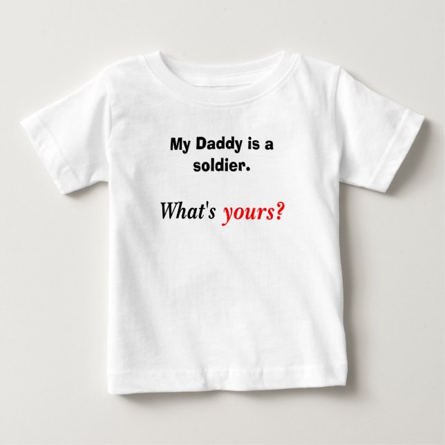 For Army kids Baby T-Shirt (Front)