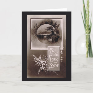 For Auld Lang Syne Holiday Card