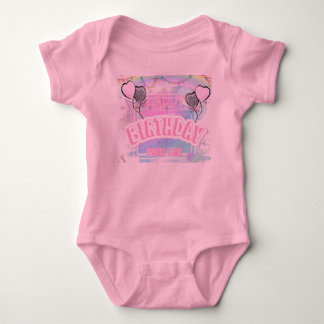 For Baby Girls Birthday Design Bodysuit