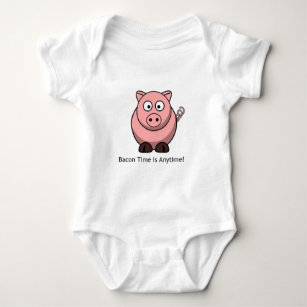 For bacon lovers baby bodysuit