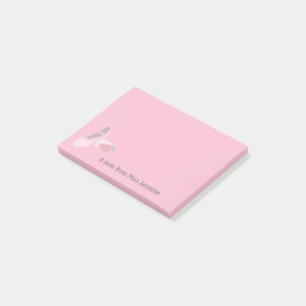For Ballet Teachers Pink Dance Shoes Personalised Post-it Notes