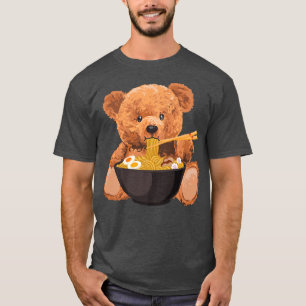 For Bear Lover & Japanese Food, Cute Kawaii Ramen  T-Shirt