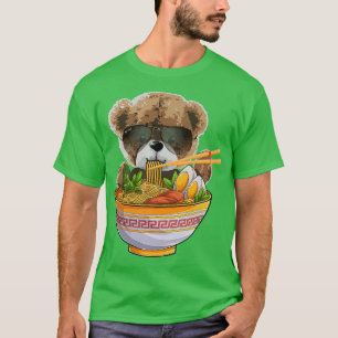 For Bear Lover & Japanese Food, Cute Kawaii Ramen  T-Shirt