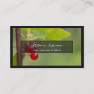 For berry experts and professional gardeners business card