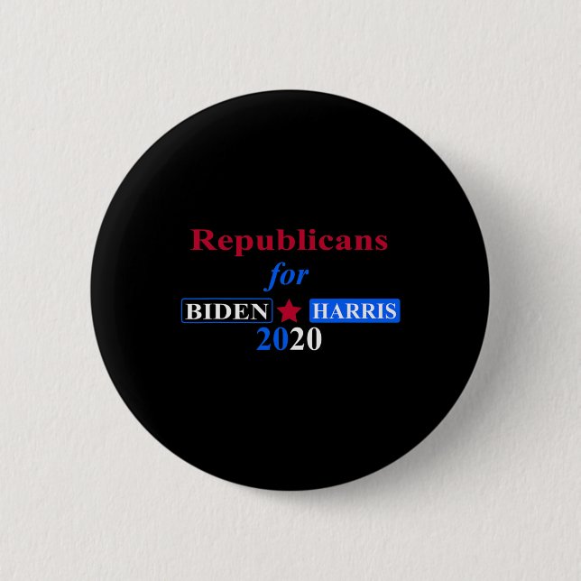 For Biden Harris 2020 Team  6 Cm Round Badge (Front)