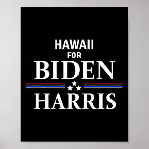For Biden Harris Democrat Supporter Voter Election Poster