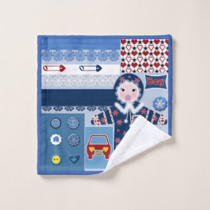 For boy bath towel set