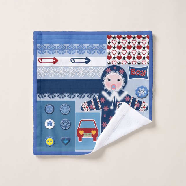 For boy bath towel set (Wash Cloth)