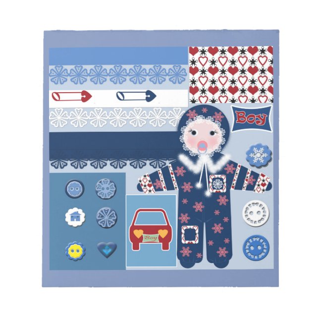 For boy notepad (Front)