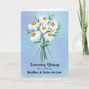 For Brother and Sister in Law Wedding Anniversary Card