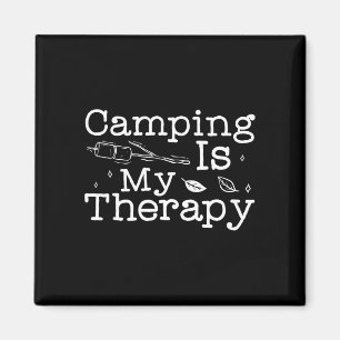 For campers_ camping is my therapy rv camp men  magnet
