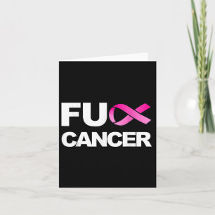 For Cancer For Breast Cancer Awareness  Card
