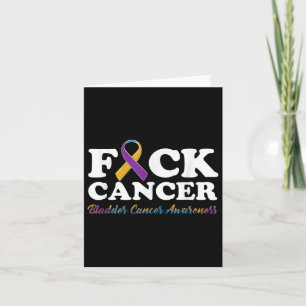 For Cancer Shirt Bladder Cancer Awareness Gifts  Card