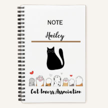 For Cat lovers - Spiral Notebook