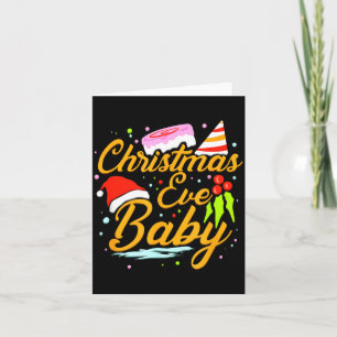 For Christmas Eve Birthday Womens December Birthda Card