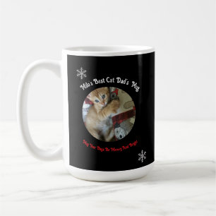 For Christmas, Meowy And Bright , Cat Photo , Coffee Mug