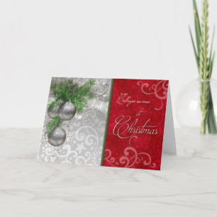 for Colleague / Co-worker at Christmas Holiday Card