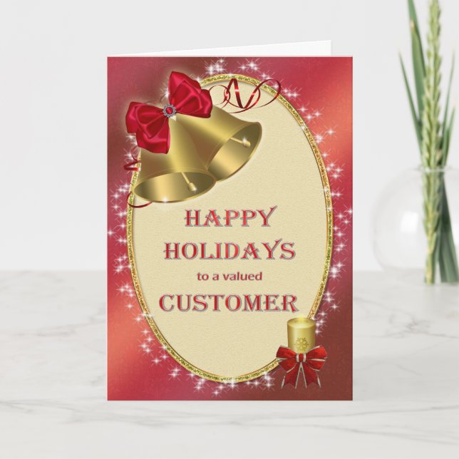 For Customer, a Corporate Christmas card (Front)