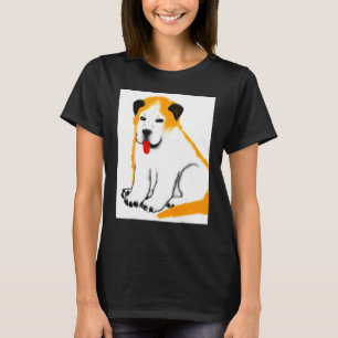 For Cute Dog Puppie Fan In Dog Art Style_13 T-Shirt