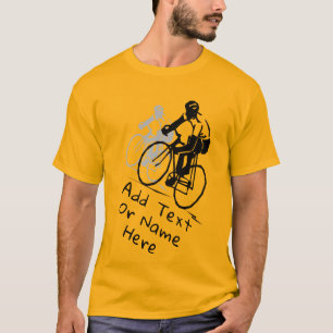 For Cycling Lovers. Personalise T-Shirt