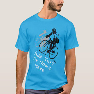 For Cycling Lovers. Personalise T-Shirt