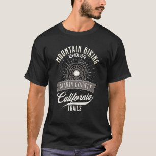 For Cyclists Retro Cycling Mtb America Mountain Bi T-Shirt