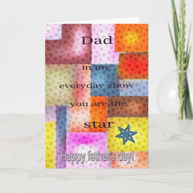 For dad card (Front)