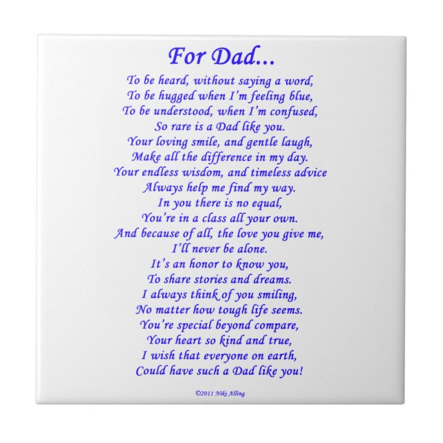 For Dad Tile (Front)