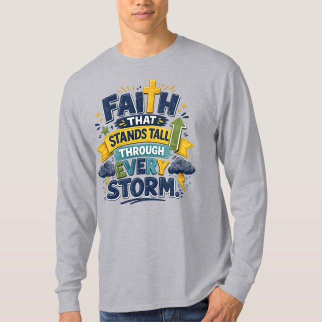 For daddy "Faith that stands" T-Shirt (Front)