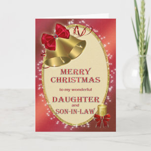 For daughter and son-in-law,christmas card