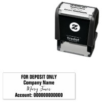 For Deposit Only Business Name "Signature" Bank