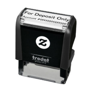 For Deposit Only Template Self-inking Stamp