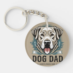 For Dog Dads Key Ring