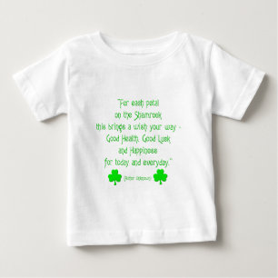 For each petal on the shamrock... baby T-Shirt