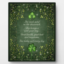 For Each Petal on the Shamrock - Irish Saying