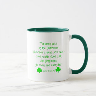For each petal on the shamrock... mug