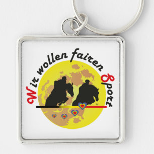 For equestrian sports lover key supporter ring