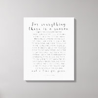 For Everything There Is, Ecclesiastes 3:1-8