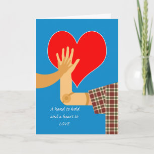 For Father Congratulations on Prosthetic Arm Hand Card
