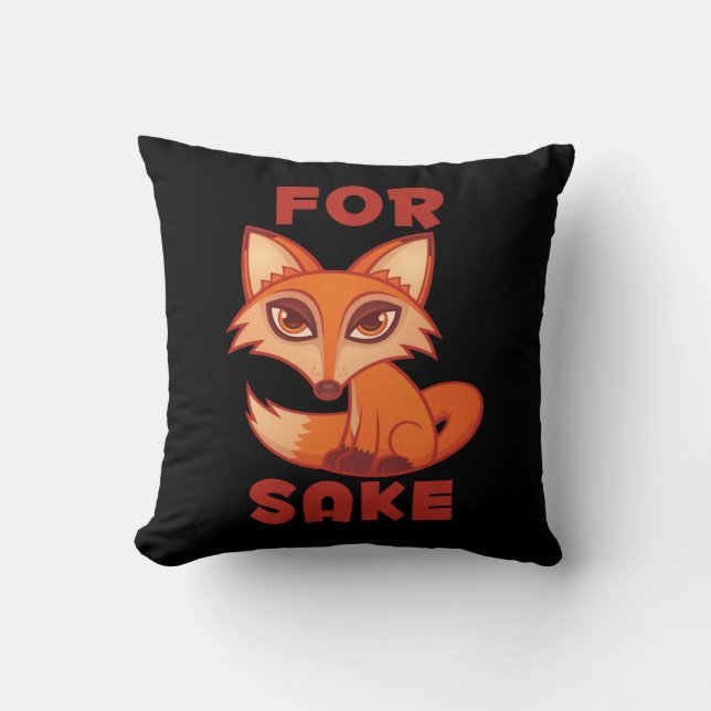 For Fox Sake Cushion (Front)