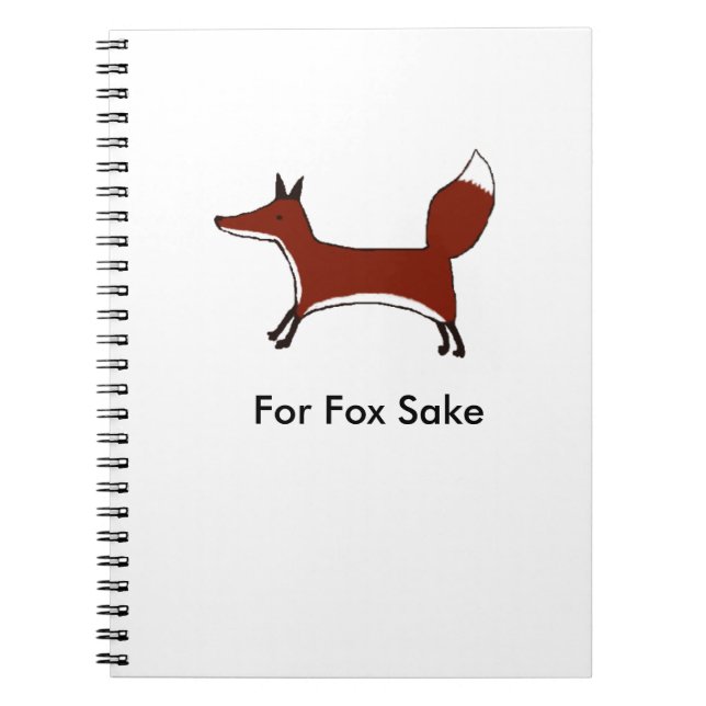 For Fox Sake Notebook (Front)