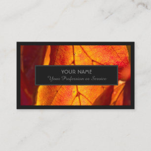 For garden experts and natural designers business  card