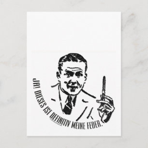 For German Writers Postcard