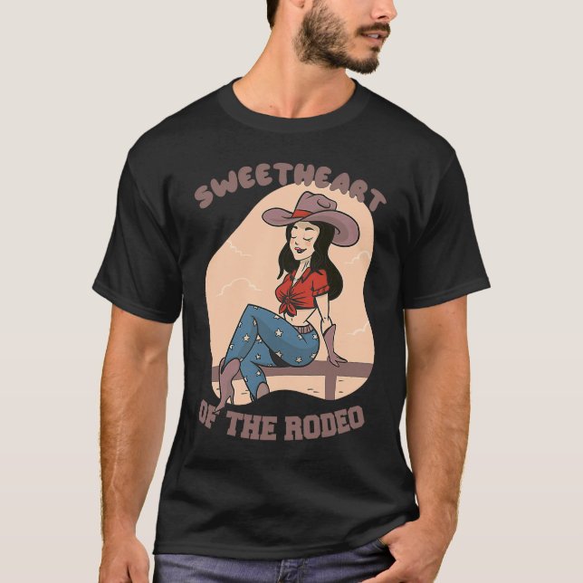 for Girls with Horses  Sweetheart of the Rodeo T-Shirt (Front)