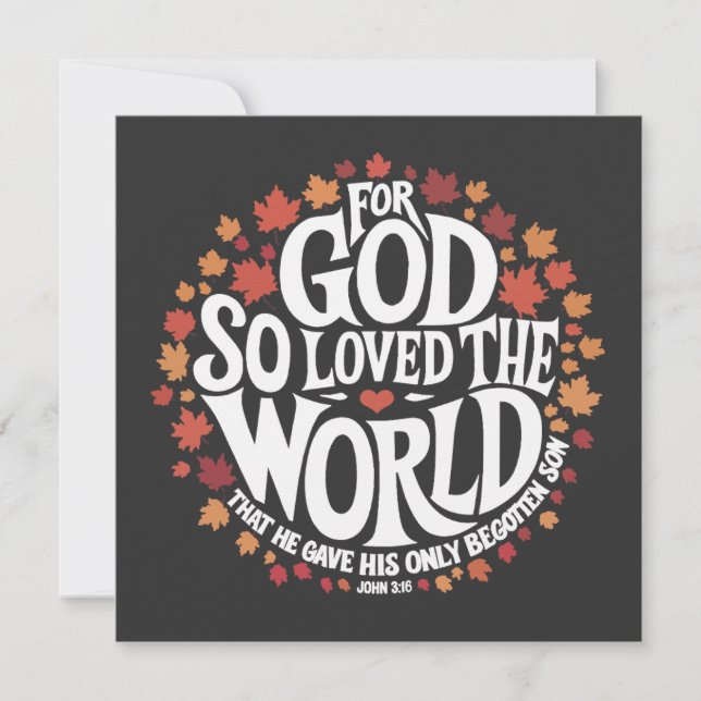 For God So Loved the World (Front)