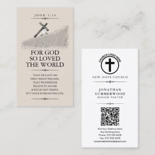 For God So Loved The World business card