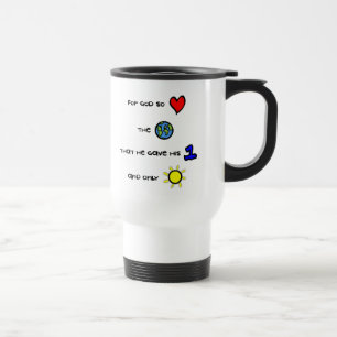 For God so Loved the World Christian travel mug