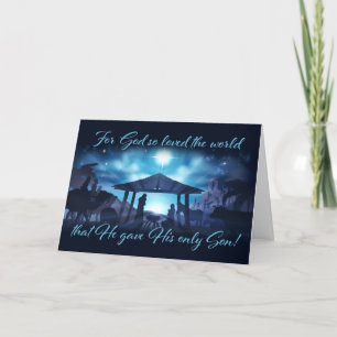 For God so Loved the World Christmas Card