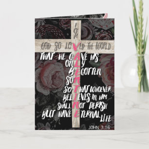 For God So Loved The World Holiday Card