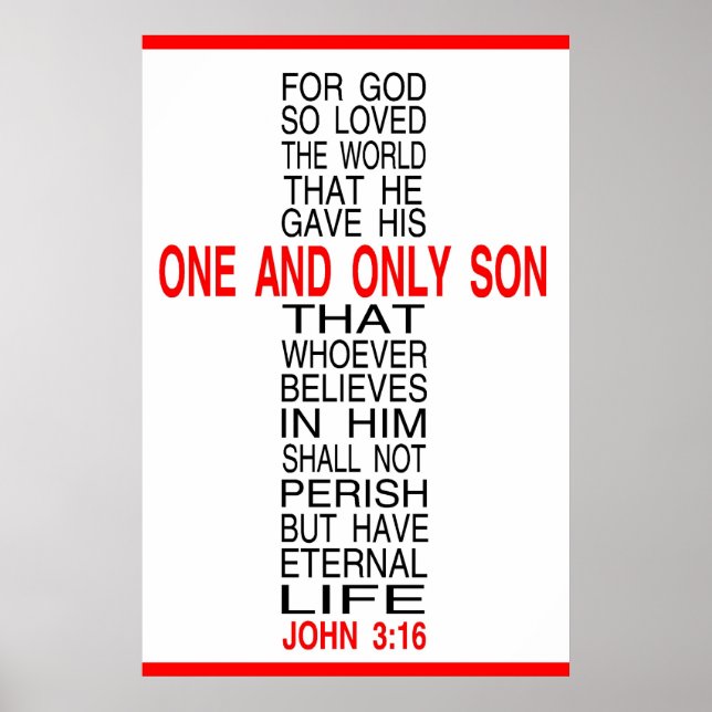 For God So Loved The World poster (Front)
